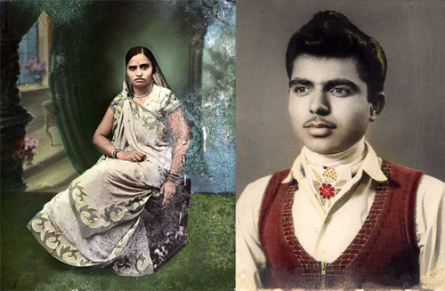 Indian Colorised Portraits © Collection T.C