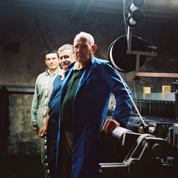 Manuel, Fabien et Robert LIBRERO - Trois générations de travailleurs du textile issus de l'immigration espagnole à Lavelanet © Sara Jabbar-Allen