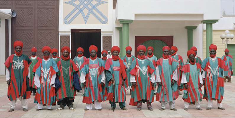 Les gardes de l'Emir au Palais. Kano - Nigeria 2000 © Guy Hersant