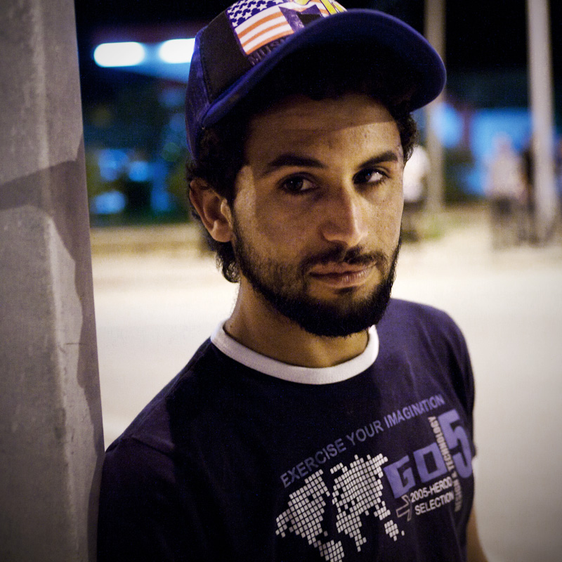 portrait de Aymen Hamdi. Révolutionnaire de la première heure © Augustin Le Gall