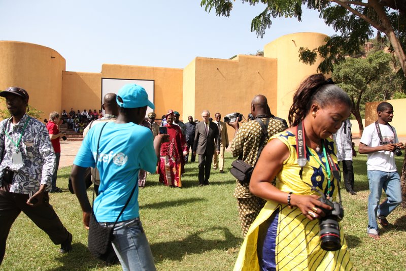 Vernissage des 9emes Rencontres de Bamako au Musée National du Mali © Sébastien Rieussec