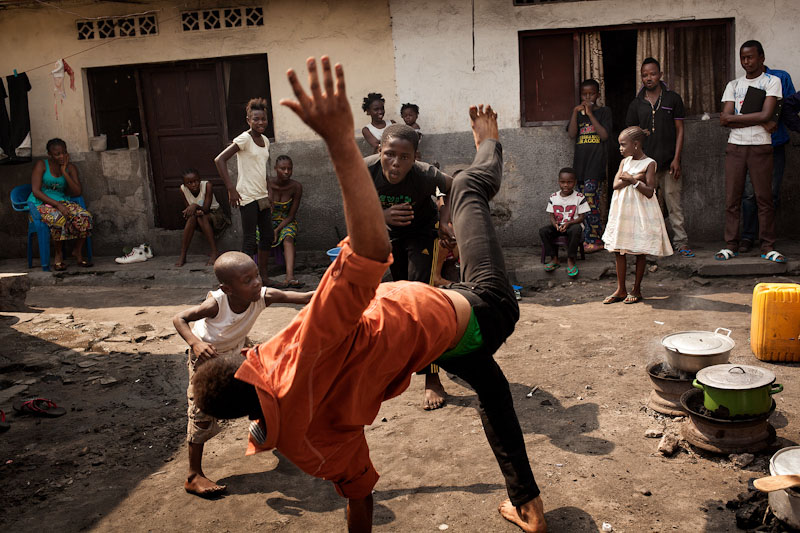 Capoeira, RDC Kinshasa , 2014 © Leonora Baumann